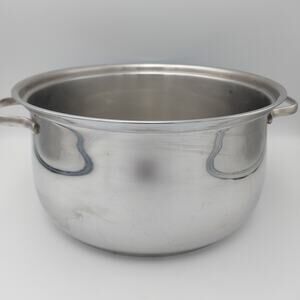 Vtg Belgique‎ Tools Of The Trade 6 Qt Stainless Steel Stock Pot No Lid